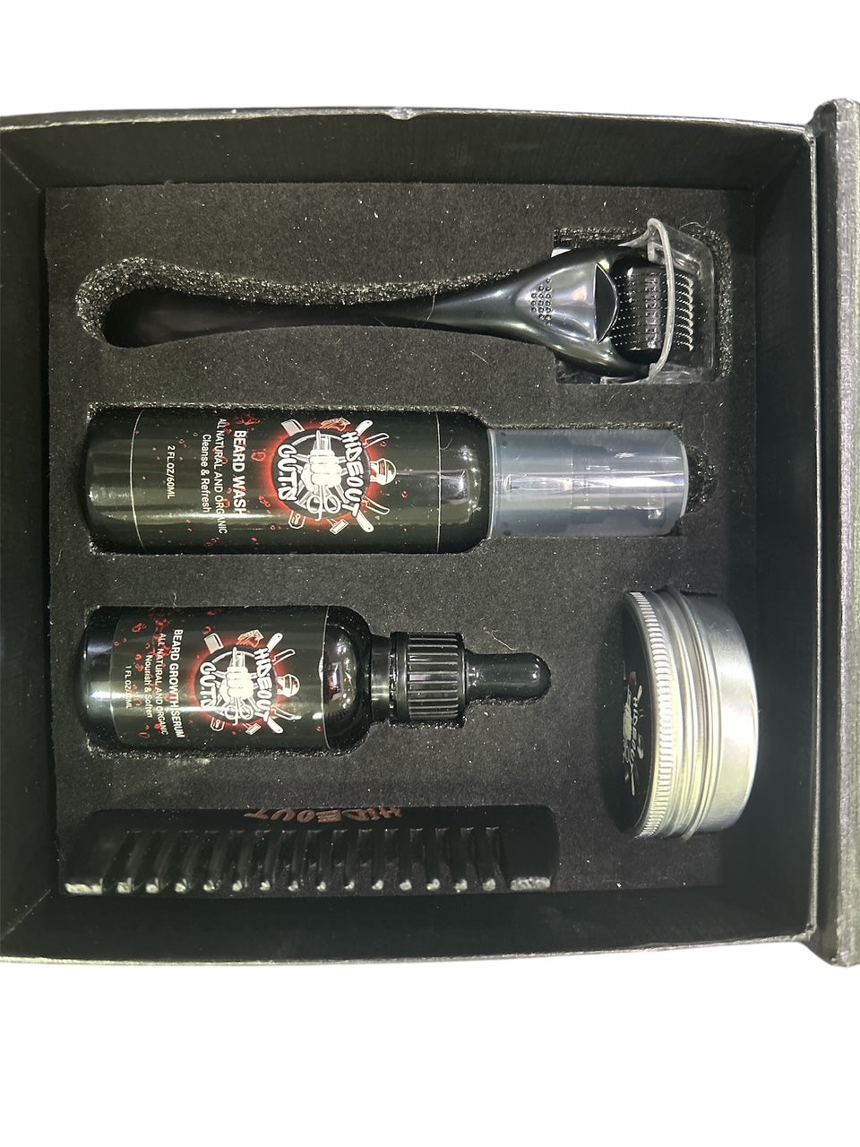 HideoutCuts Ultimate Beard Kit – Groom, Style & Nourish